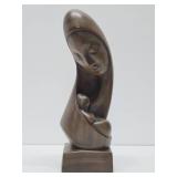 Very Nice Looking Mid Century Large Ceramic Mother & Child Sculpture