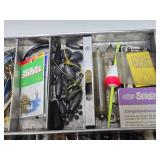 Old Vintage Tackle Box FULL of Vintage Fishing Lure & Supplies