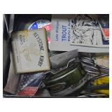 Old Vintage Tackle Box FULL of Vintage Fishing Lure & Supplies