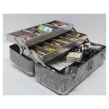 Old Vintage Tackle Box FULL of Vintage Fishing Lure & Supplies
