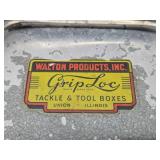 Old Vintage Tackle Box FULL of Vintage Fishing Lure & Supplies