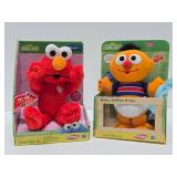 2 Brand New Sesame Street Toys - Elmo & Ernie