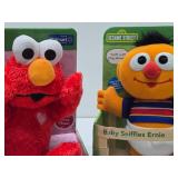 2 Brand New Sesame Street Toys - Elmo & Ernie