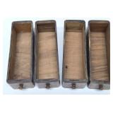Set of 4 Antique Sewing Cabinet Drawers