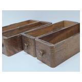 Set of 4 Antique Sewing Cabinet Drawers