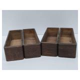 Set of 4 Antique Sewing Cabinet Drawers