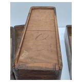 Set of 4 Antique Sewing Cabinet Drawers