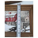 Great Looking Mid Century KayDee Pure Linen Artworks