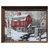 Great Looking Mid Century KayDee Pure Linen Artworks