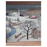 Great Looking Mid Century KayDee Pure Linen Artworks