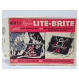 Nice Vintage LITE-BRITE w/Many Papers