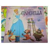 Very Nice Condition Set of Vintage DISNEY Vinyl Records w/Original Box