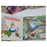 Very Nice Condition Set of Vintage DISNEY Vinyl Records w/Original Box