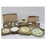 Large Group of New in Box Vintage PremStone Dishware