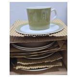 Large Group of New in Box Vintage PremStone Dishware