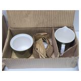 Large Group of New in Box Vintage PremStone Dishware