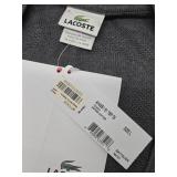Brand New LACOSTE Grey Button Up Sweater - Size L