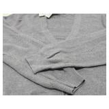 Brand New LACOSTE Grey Button Up Sweater - Size L