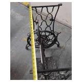 Excellent Antique Cast Iron SINGER Sewing Machine Cabinet Base