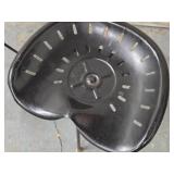 Matching Pair of Excellent Condition Iron Tractor Seat Stools