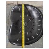 Matching Pair of Excellent Condition Iron Tractor Seat Stools