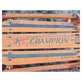 Group of 4 Vintage Wooden Snow Sleds