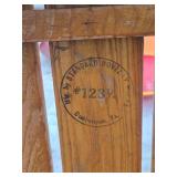 Group of 4 Vintage Wooden Snow Sleds