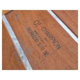 Group of 4 Vintage Wooden Snow Sleds