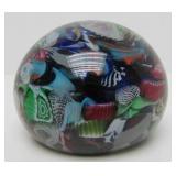 Beautiful BILL BURCHFIELD Cape Cod Glass Paperweight