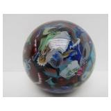 Beautiful BILL BURCHFIELD Cape Cod Glass Paperweight