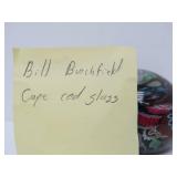 Beautiful BILL BURCHFIELD Cape Cod Glass Paperweight