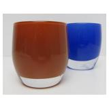 2 Mint Condition High End GLASSYBABY Lowball Glasses