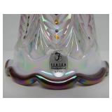 Large Handpainted & Hand Signed FENTON Glass Bell