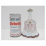 Large Handpainted & Hand Signed FENTON Glass Bell