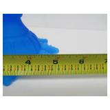 Pair of Westmoreland Blue Mist Glass Candle Stands & Viking Glass Blue Diamond Point Fairy Lamp etc