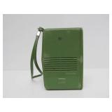 Vintage Nobility solid State Portable Green Radio w/Box