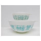 2 Vintage PYREX Butterprint Cinderella Bowls