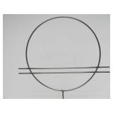 Excellent WEST ELM Stone & Metal Wire Sculpture