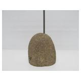 Excellent WEST ELM Stone & Metal Wire Sculpture