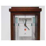 Working FRANK LLOYD WRIGHT Tall Mantel Clock