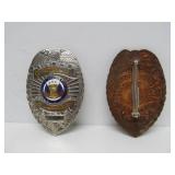 Collection of Vintage Heavy Metal Assorted Obsolete Security & other Badges