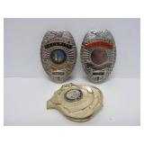 Collection of Vintage Heavy Metal Assorted Obsolete Security & other Badges