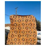 Fantastic LARGE Old Vintage TAPA Bark Cloth - Samoa / Fiji / Pacific Islands #3