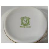 Noritake Gold Rimmed Rose/Vine Patterned Cups & Saucers (set of 6)