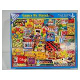 White Mountain "Games We Played" 1000pc Puzzle - Complete