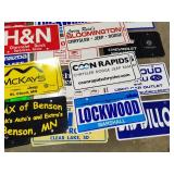 Lot of Assorted Dealer License Plate Covers