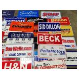 Lot of Assorted Dealer License Plate Covers