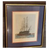 Harold Wyllie "The Last Journey of Victory 1922" Framed Print