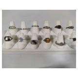 Lot of Sterling/925 Silver Rings