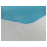 Frosted Blue Swung Vase